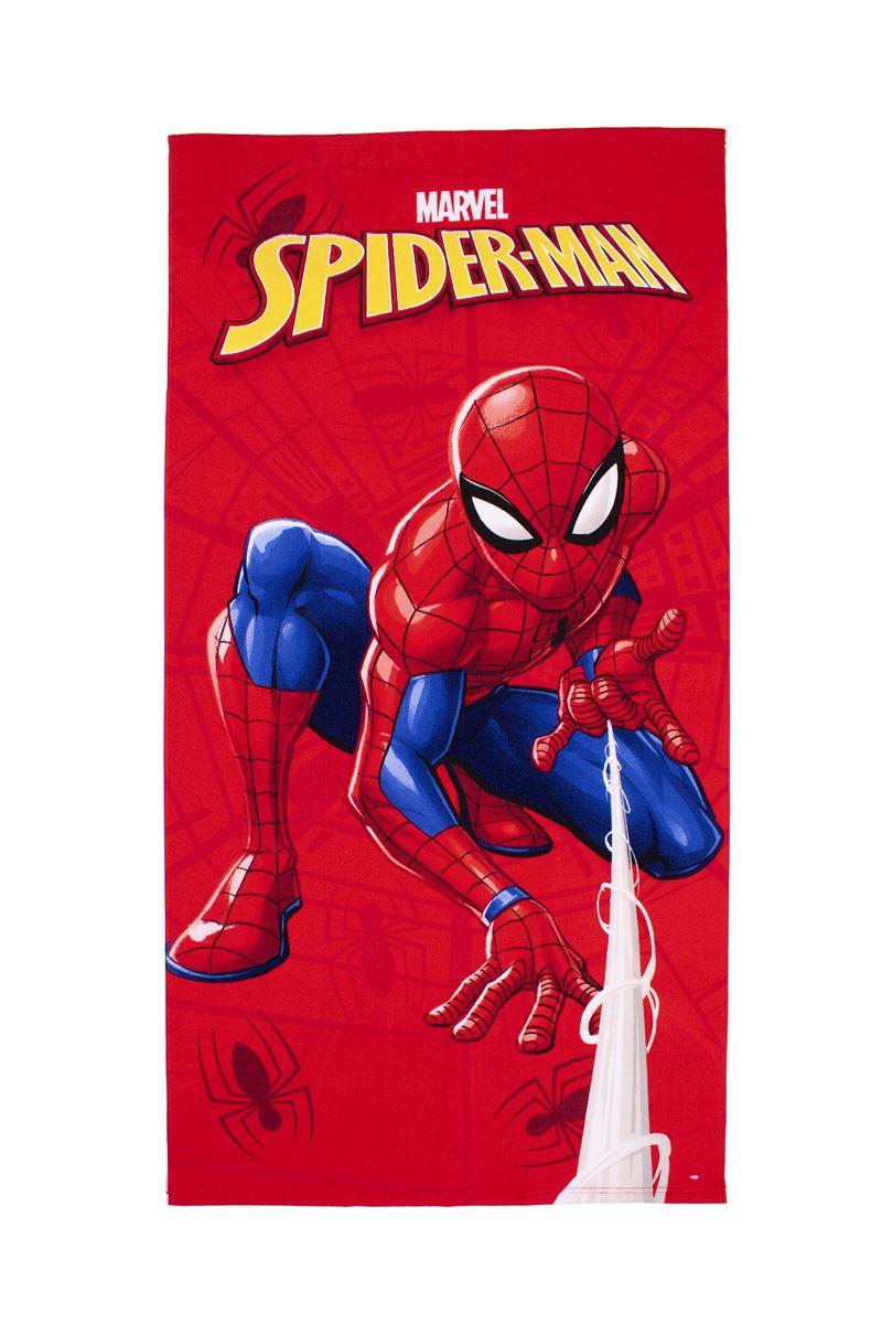 Πετσέτα Θαλάσσης Quick Dry Marvel Spider-Man 42 70X140 Red 100% Microfiber