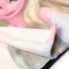 Πόντσο Θαλάσσης Quick Dry Disney Home Frozen 38 50X100 Pink 100% Microfiber