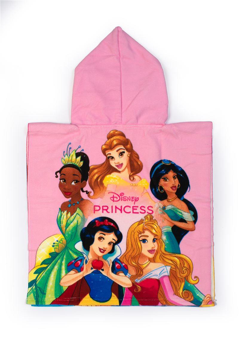 Πόντσο Θαλάσσης Quick Dry Disney Home Princess 08 50X100 Pink 100% Microfiber