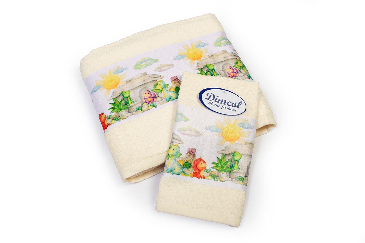 Πετσέτα Σετ 2 τεμ Με Ψηφιακή Εκτύπωση bebe Dinosaurs 312 30X50