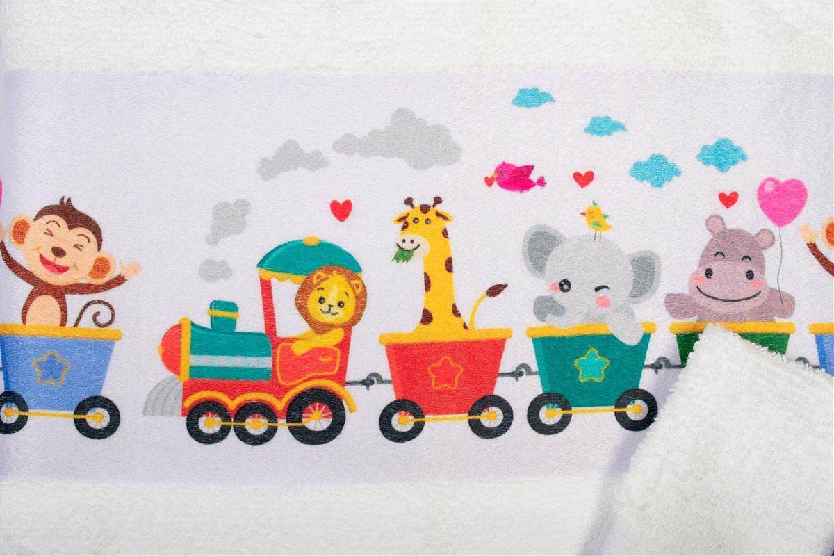 70X140 White 100% Cotton