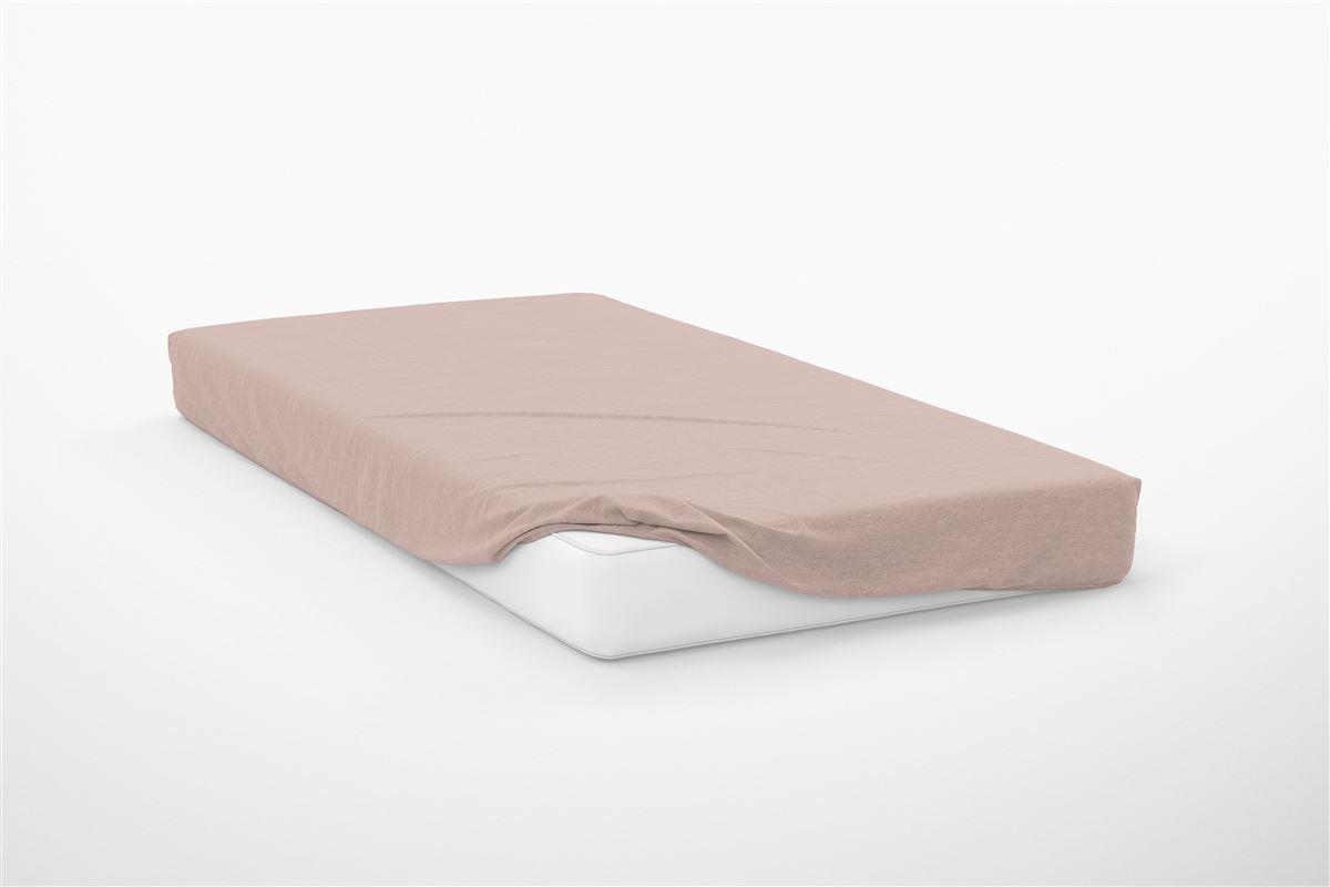 Σεντόνι Με Λάστιχο 1 τεμ. Exotic Line 160X200+30 Dusty Rose 100% Cotton