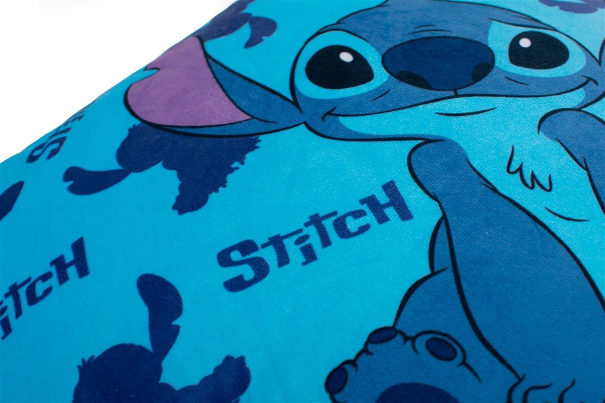 Βελούδινο Μαξιλάρι Disney Home Stitch 04 38X38 Blue 100% Velboa