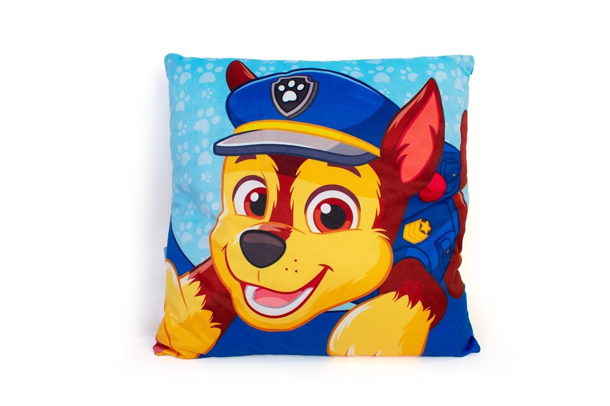Βελούδινο Μαξιλάρι Nickelodeon Paw Patrol 46 38X38 Blue 100% Velboa