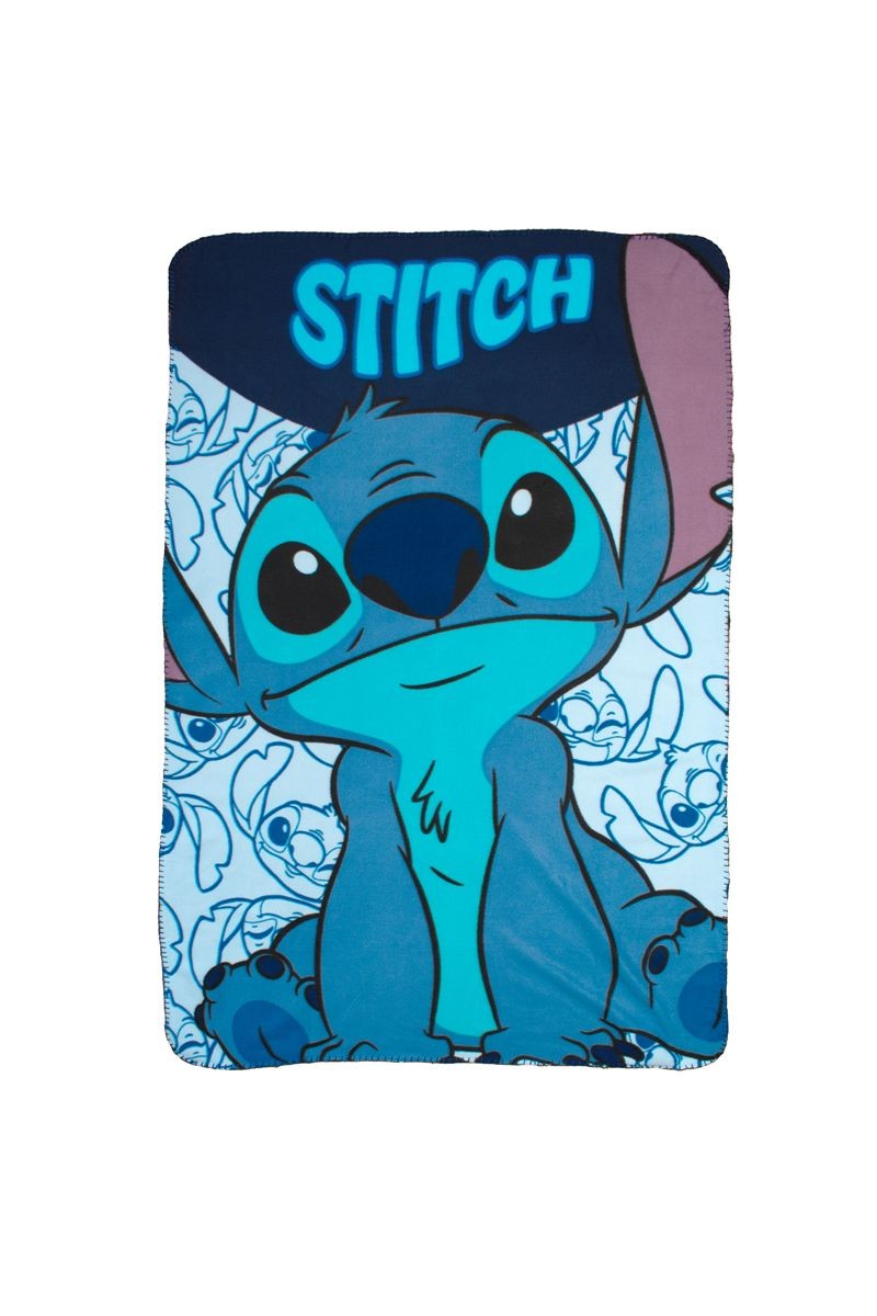 Κουβέρτα Fleece Disney Home Stitch 70 100X140 Sky Blue 100% Polyester