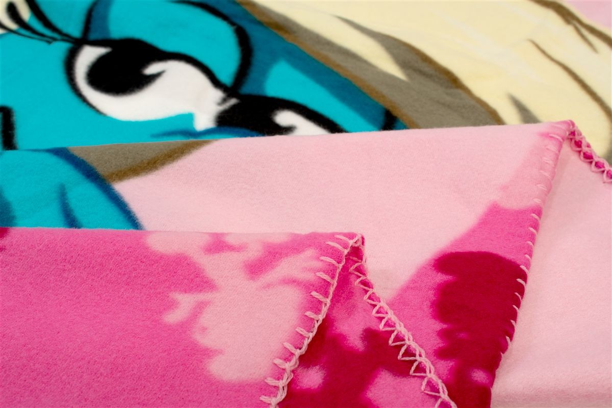 Κουβέρτα Fleece Peyo Smurfs 12 100X140 Pink 100% Polyester