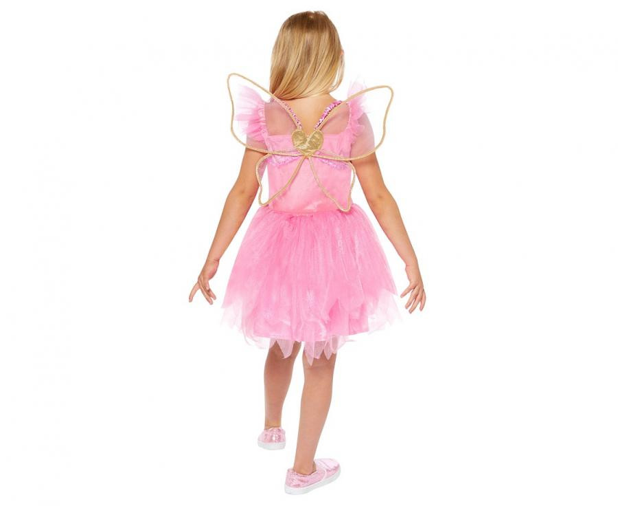 Alternative view of Fairy Pink Αποκριάτικη Στολή 3-4 Ετών