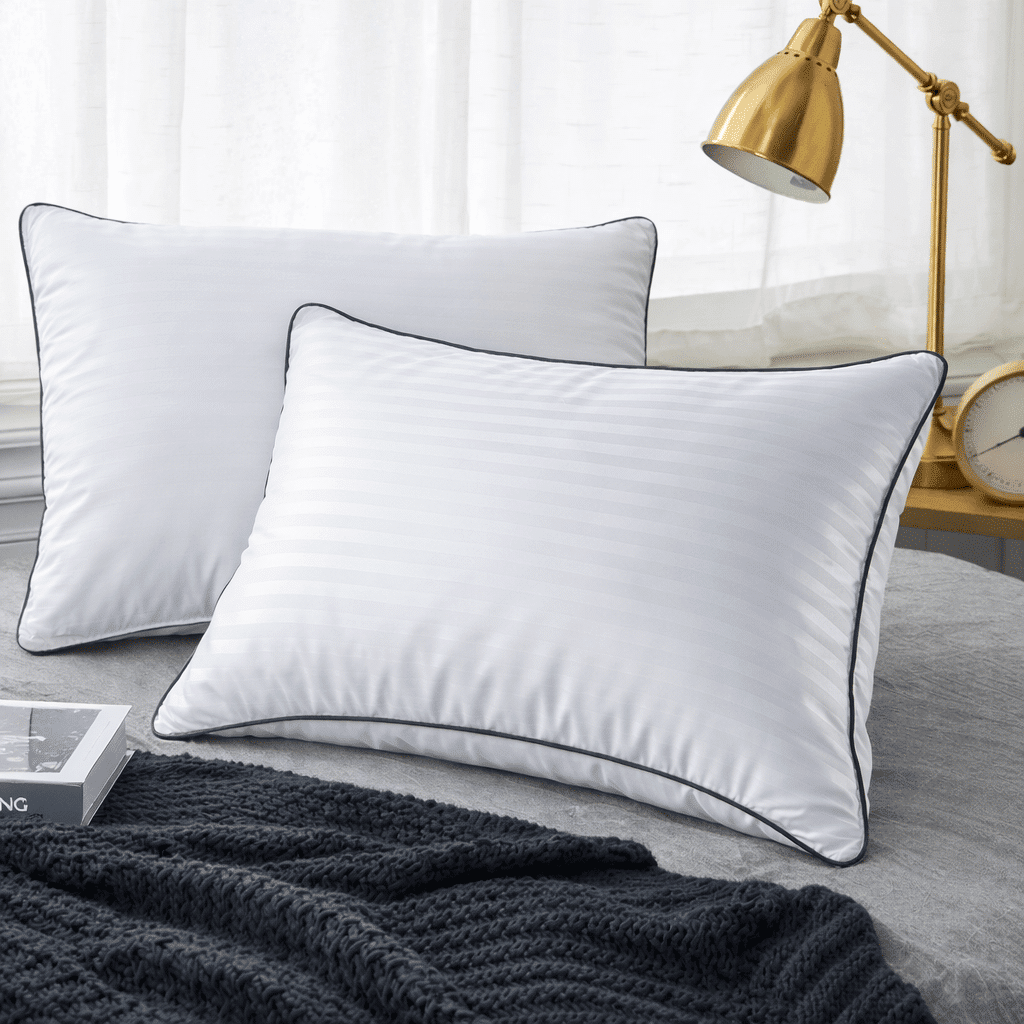 Μαξιλάρι Ξενοδοχείου 50x70 Με Γκρι Ρέλι 800gr