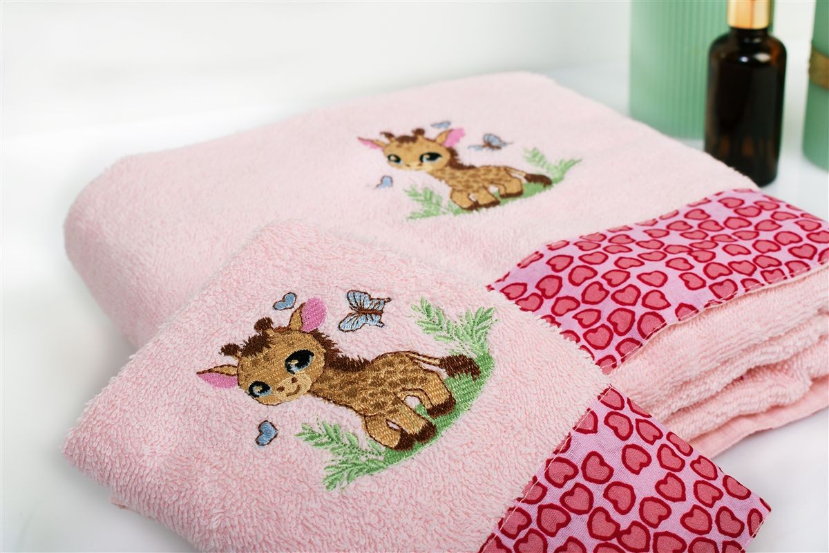 70X140 Pink 100% Cotton