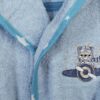 Μπουρνούζι Με Κέντημα kids Aviator 183 Size: 02 Sky Blue 100% Cotton