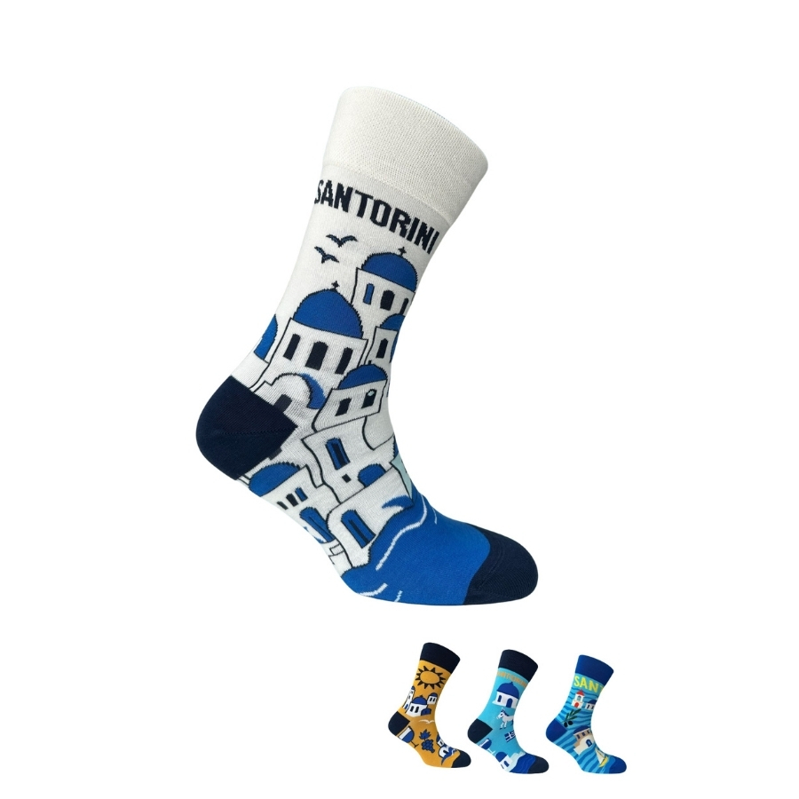 Κάλτσες Unisex Σαντορίνη Σετ 12 Τεμαχίων Νούμερο 38-44