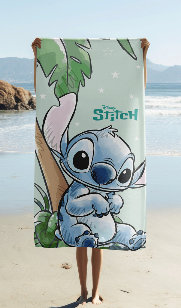 Alternative view of Disney Lilo & Stitch Tropical Cutie Πετσέτα Μπάνιου & Θαλάσσης (Fast Dry) 100% microfiber 70×140 cm