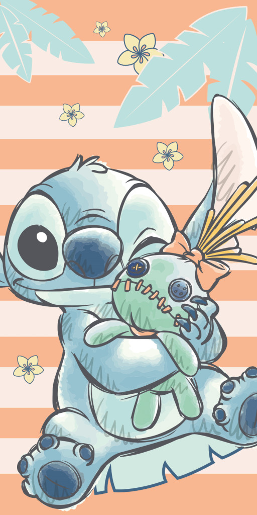Disney Lilo and Stitch Tropical Hugs Πετσέτα Μπάνιου και Παραλίας 70x140cm