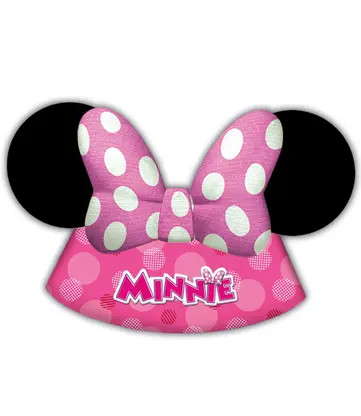 Alternative view of Disney Minnie Junior Καπέλο πάρτι τύπου Shako 6 τεμάχια