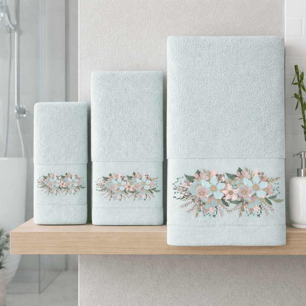 Πετσέτες Σετ 3 τεμ. Brigitte Mint