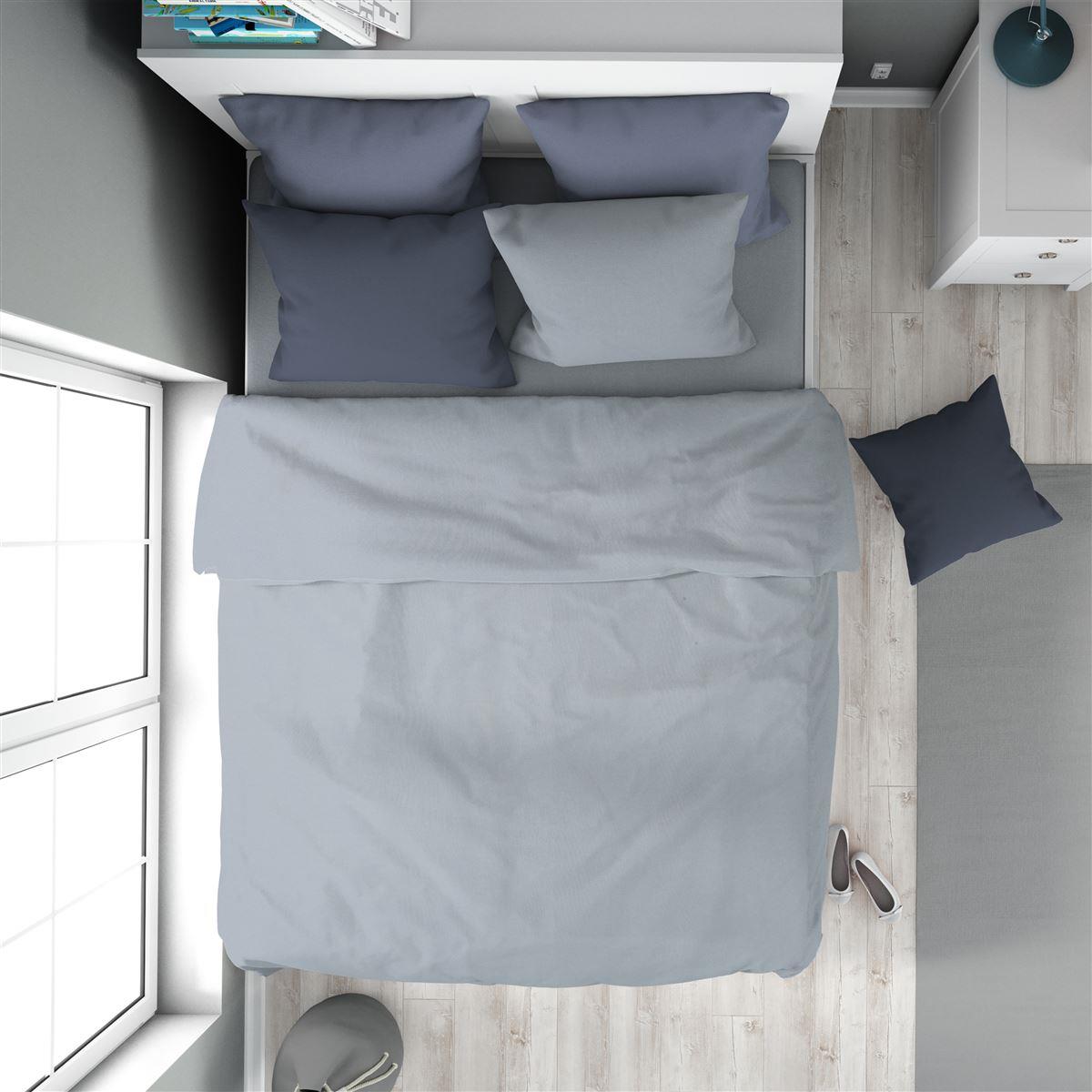 Πάπλωμα Solid 505 160X240 Light Blue-Grey 100% Cotton