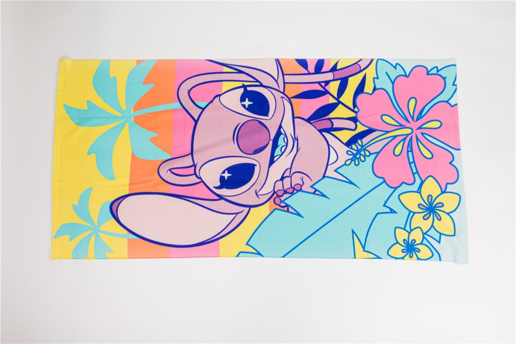 Alternative view of Disney Lilo & Stitch Floral Escape Πετσέτα Μπάνιου & Θαλάσσης (Fast Dry) 100% microfiber 70×140 cm