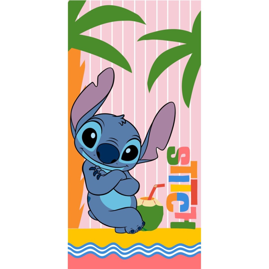 Disney Lilo and Stitch Summer Relax Πετσέτα Μπάνιου και Παραλίας 70x140cm (Fast Dry)