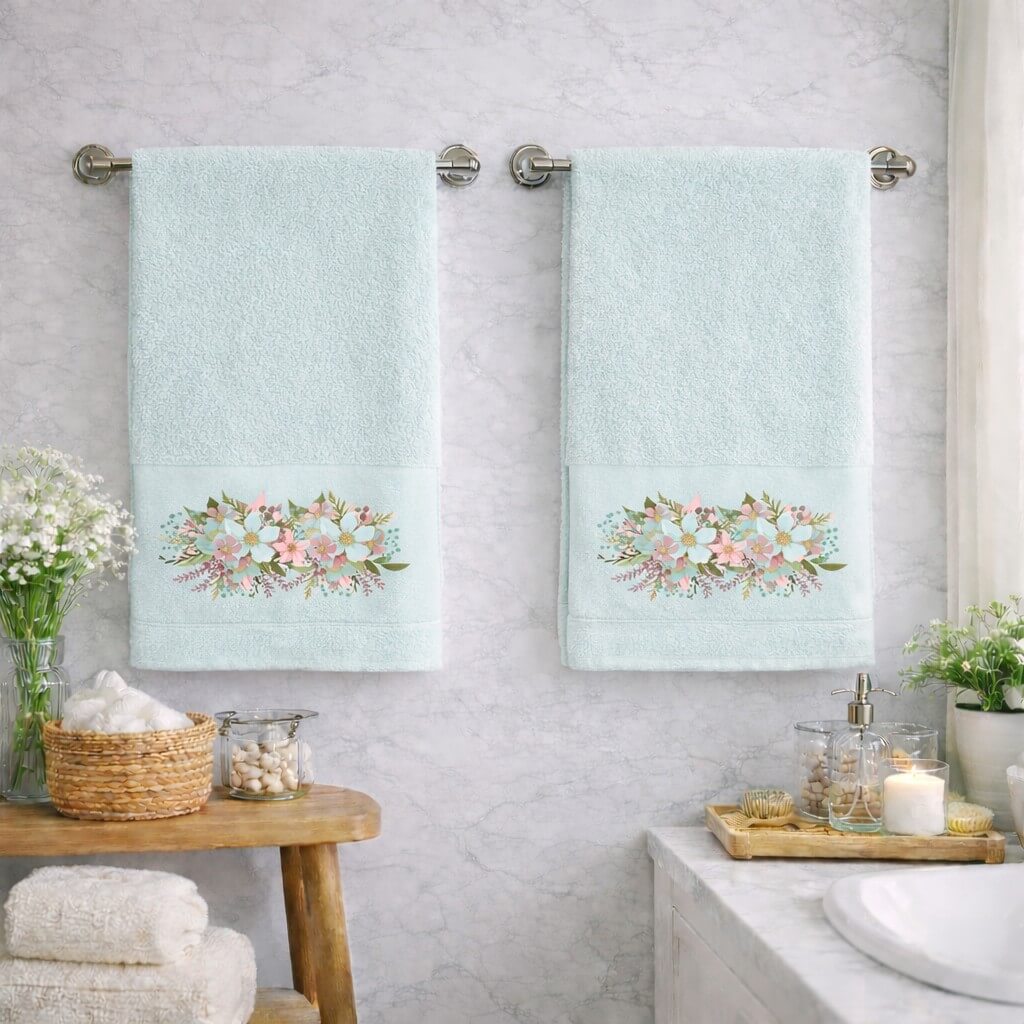 Πετσέτες Σετ 2 τεμ. Προσώπου Brigitte Mint