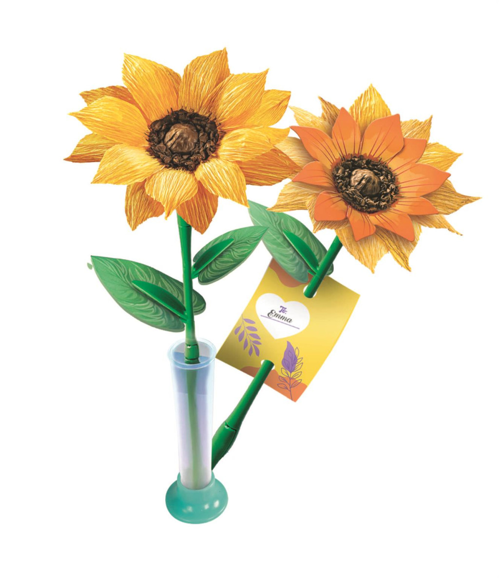 Alternative view of Flower Sunflowers Σετ Δημιουργίας Λουλουδιών Clementoni 2 Τεμαχίων