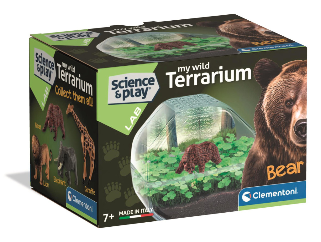 Animals Bear Mini Terrarium Clementoni