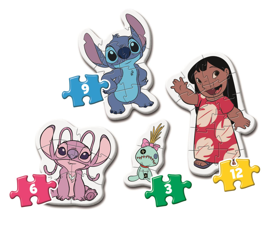 Alternative view of Disney Lilo και Stitch My First σε σχήμα μωρού puzzle Clementoni