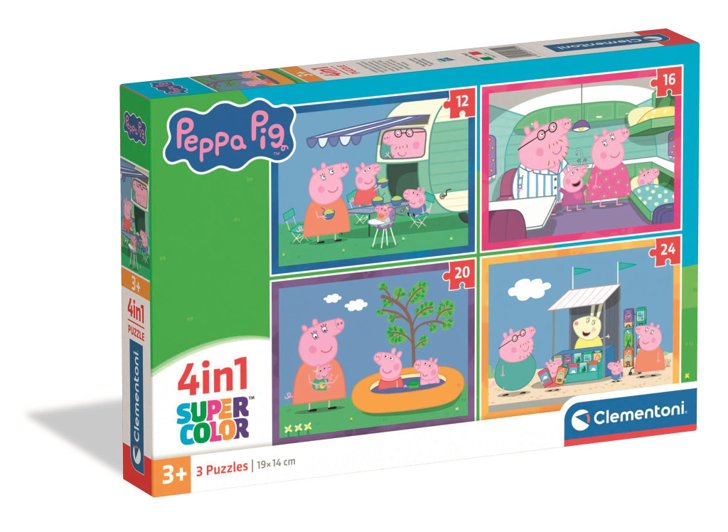 Peppa Pig Adventures Puzzle 4 σε 1 Clementoni