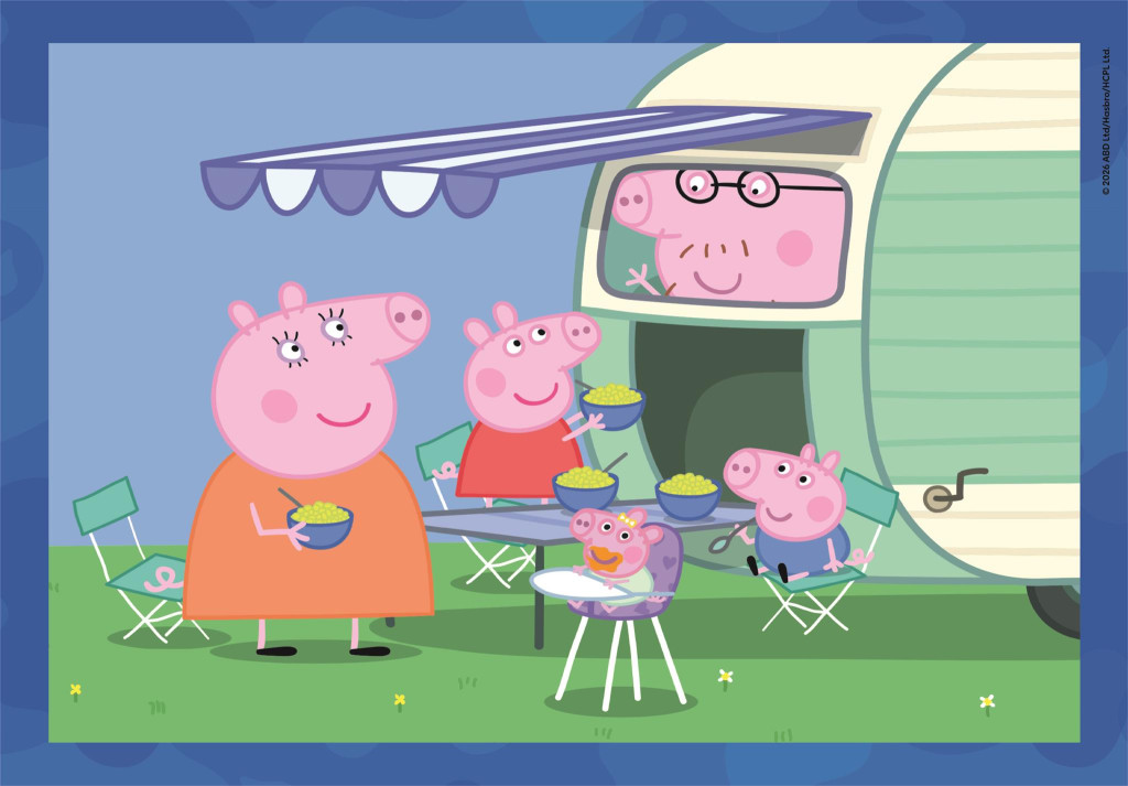 Alternative view of Peppa Pig Adventures Puzzle 4 σε 1 Clementoni