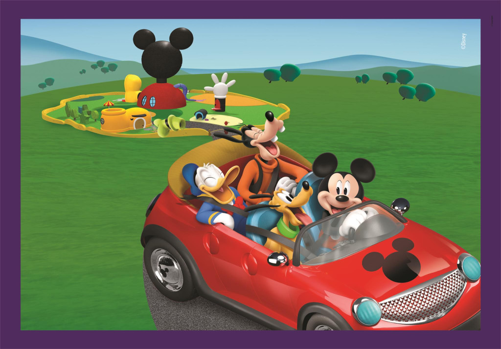 Alternative view of Disney Mickey Pixar Clubhouse Puzzle 4 σε 1 Clementoni