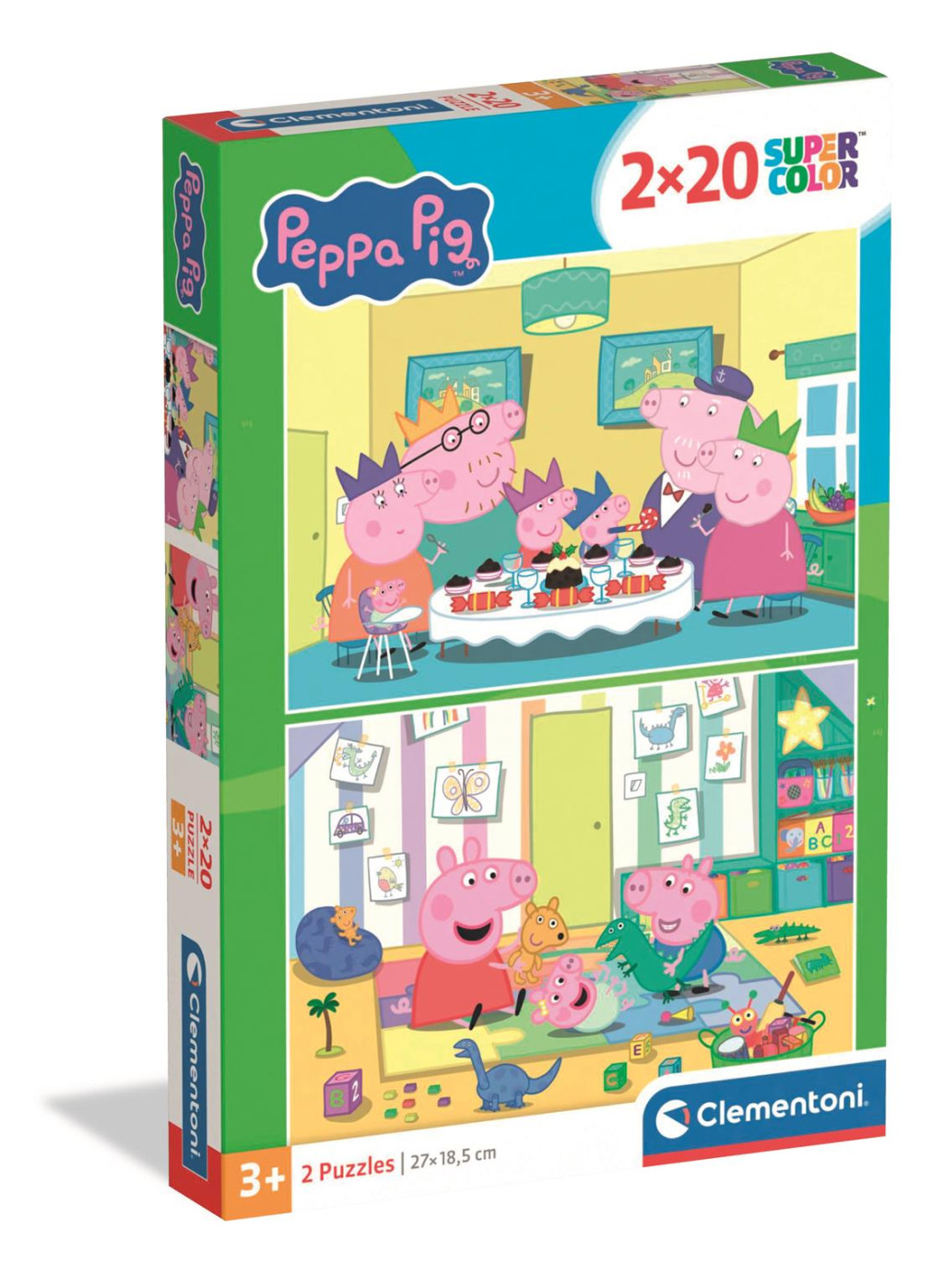 Peppa Pig Party Time Puzzle Clementoni 2×20 Τεμαχίων
