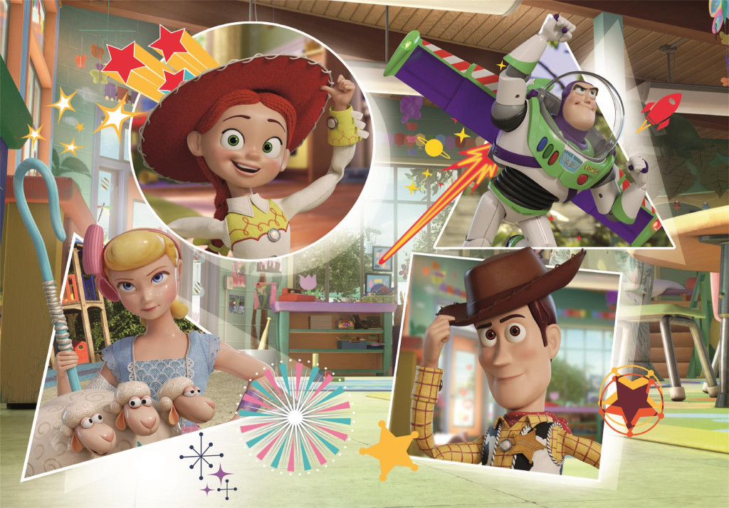 Alternative view of Disney Toy Story Crew 104 τεμάχια Clementoni puzzle
