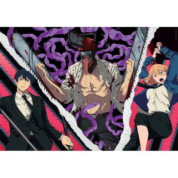 Alternative view of Chainsaw Man Demon Ripper Puzzle Κύβος 500 Τεμαχίων Clementoni