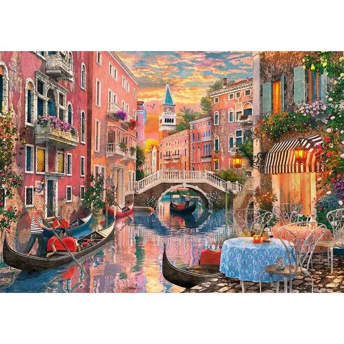 Alternative view of Cities Evening Sunset Venice 6000 Τεμάχια puzzle Clementoni