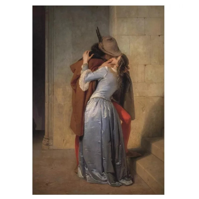 Alternative view of Art Hayez The Kiss 1000 Τεμάχια Puzzle Συμπαγούς Σχεδιασμού Clementoni