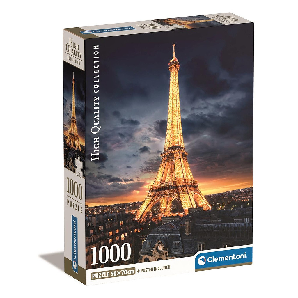Cities Tour Paris 1000 τεμάχια puzzle  Clementoni