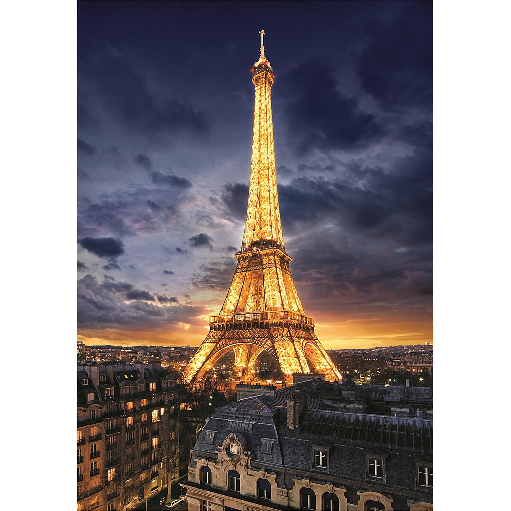 Alternative view of Cities Tour Paris 1000 τεμάχια puzzle  Clementoni
