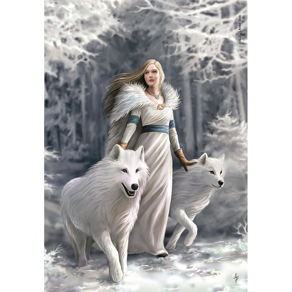 Alternative view of Fantasy Winter Guardians Anne Stokes 1000 Τεμάχια Puzzle Συμπαγούς Σχεδιασμού Clementoni