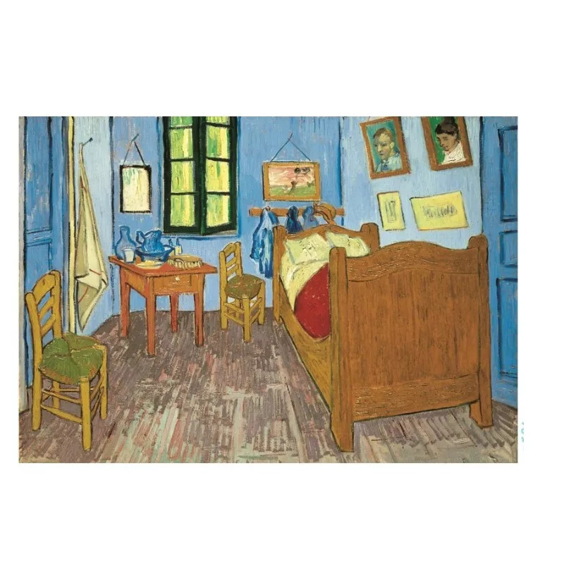 Alternative view of Art Van Gogh Bedroom in Arles 1000  Τεμάχια Puzzle Συμπαγούς Σχεδιασμού by Clementoni