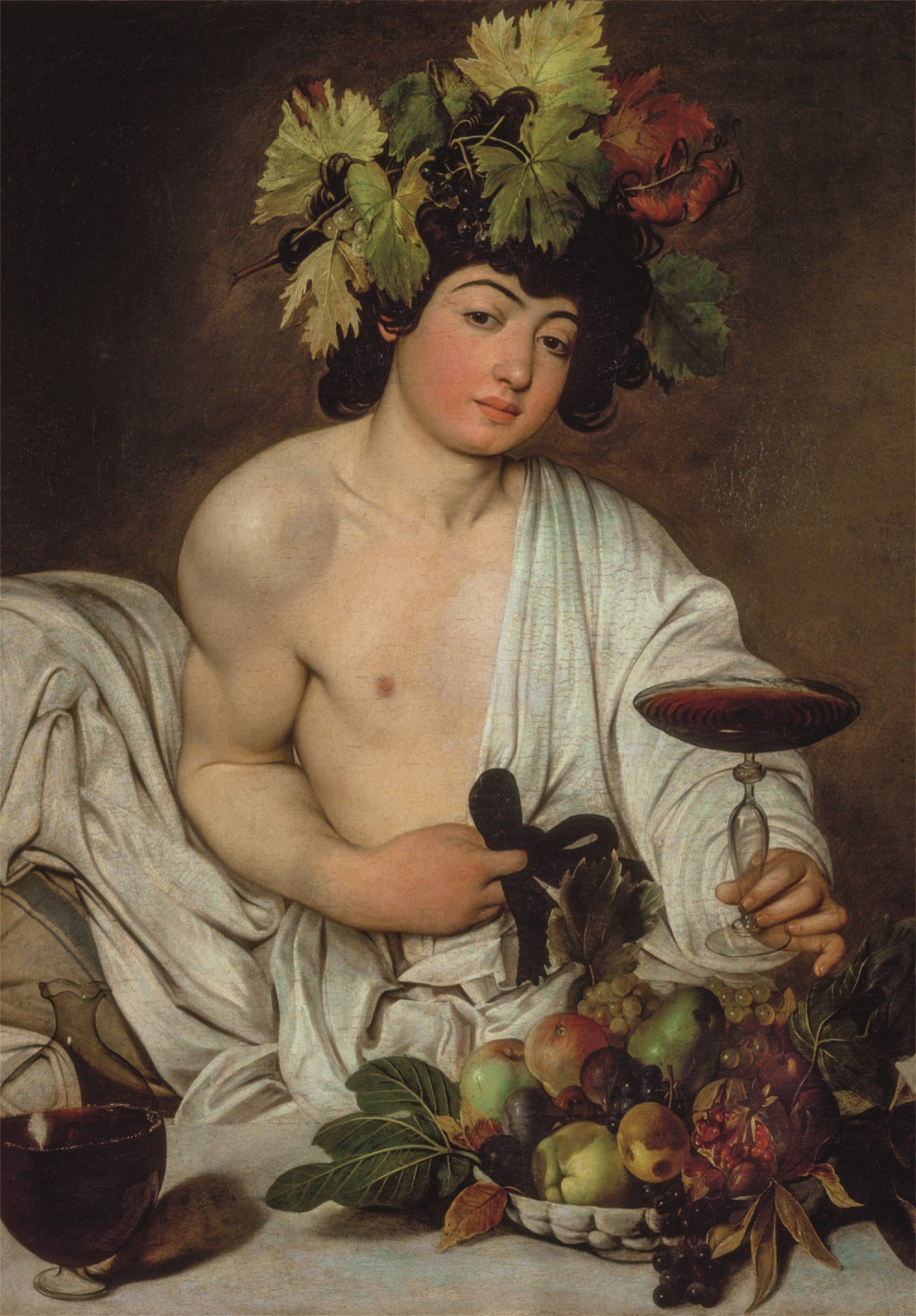 Alternative view of Art Caravaggio Bacchus 1000 Τεμάχια Puzzle Συμπαγούς Σχεδιασμού Clementoni