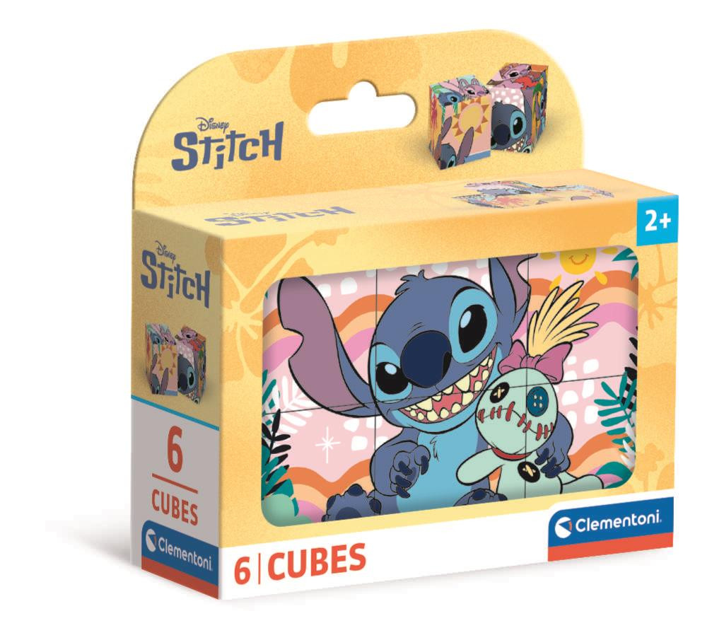 Disney Lilo και Stitch Smile Clementoni 6 τεμάχια κύβος ιστορίας