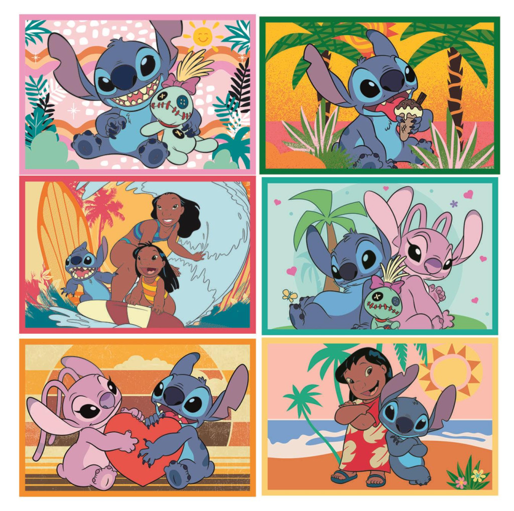 Alternative view of Disney Lilo και Stitch Smile Clementoni 6 τεμάχια κύβος ιστορίας