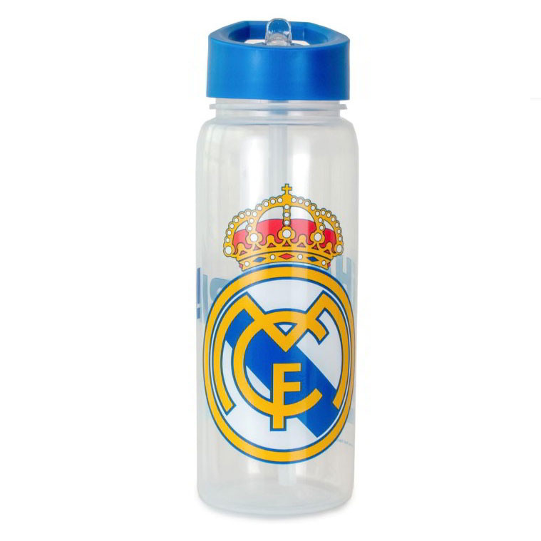 Alternative view of Real Madrid Hala Πλαστικό μπουκάλι με καλαμάκι 600 ml