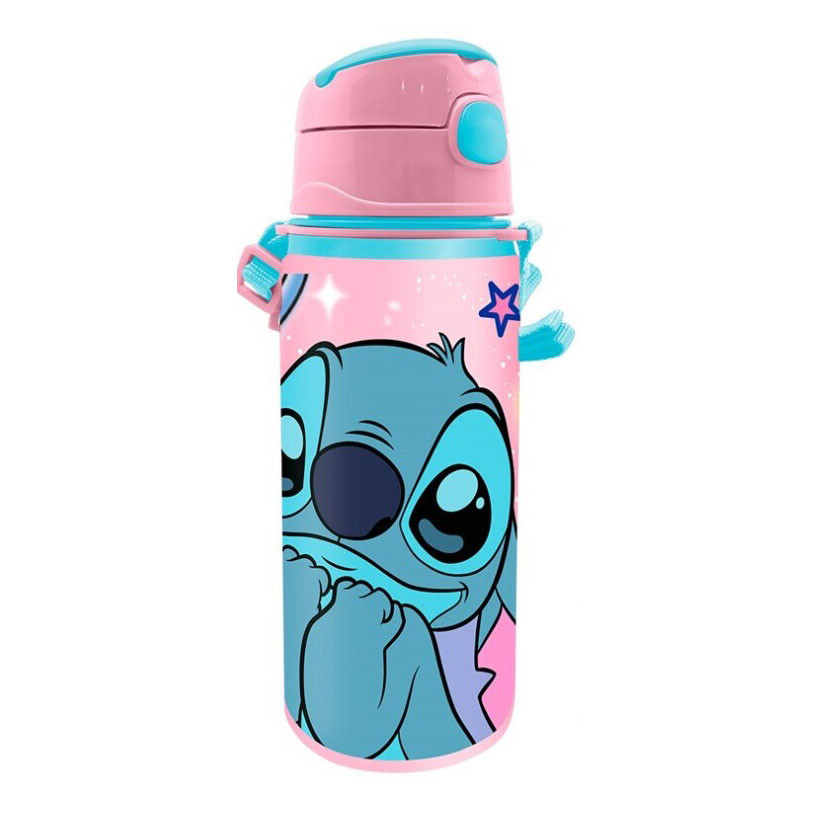 Disney Lilo & Stitch This World Αλουμινένιο Παγούρι με Καλαμάκι 600 ml