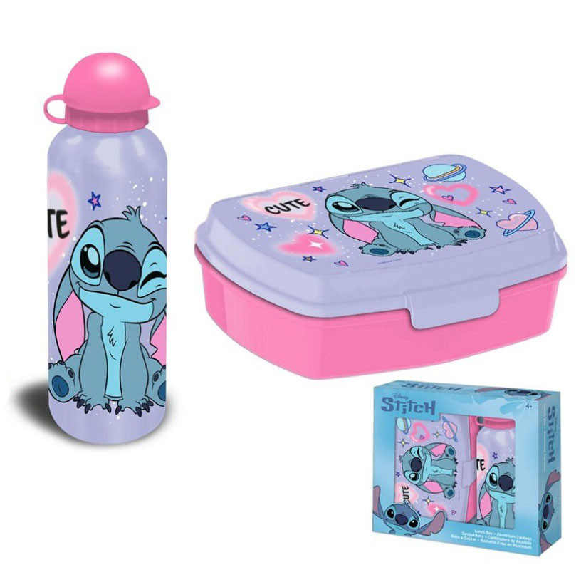 Disney Lilo and Stitch This World Σετ Δοχείο Φαγητού & Παγούρι Αλουμινίου