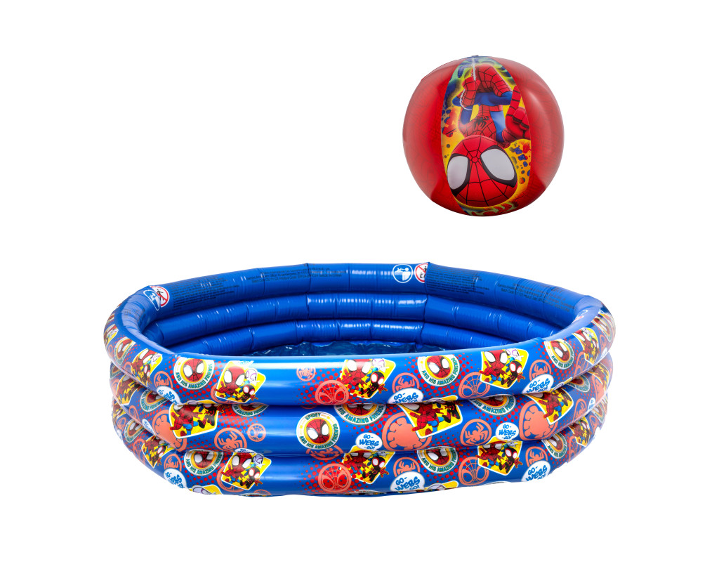 Spiderman Spidey Friends Σετ 3 παιδικών μπαλών πισίνας και παραλίας