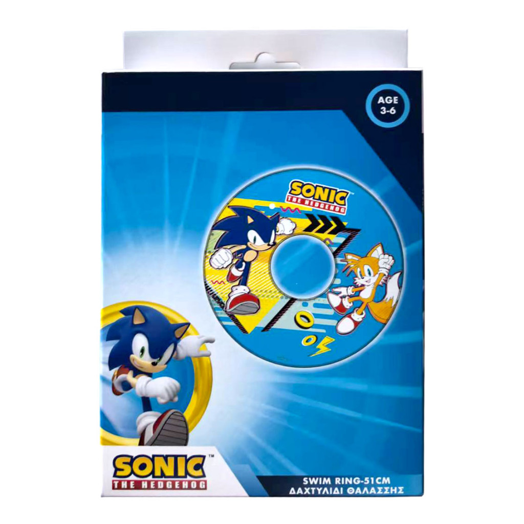 Alternative view of Sonic the Hedgehog Ring Παιδικό Σωσίβιο Θαλάσσης 51 cm