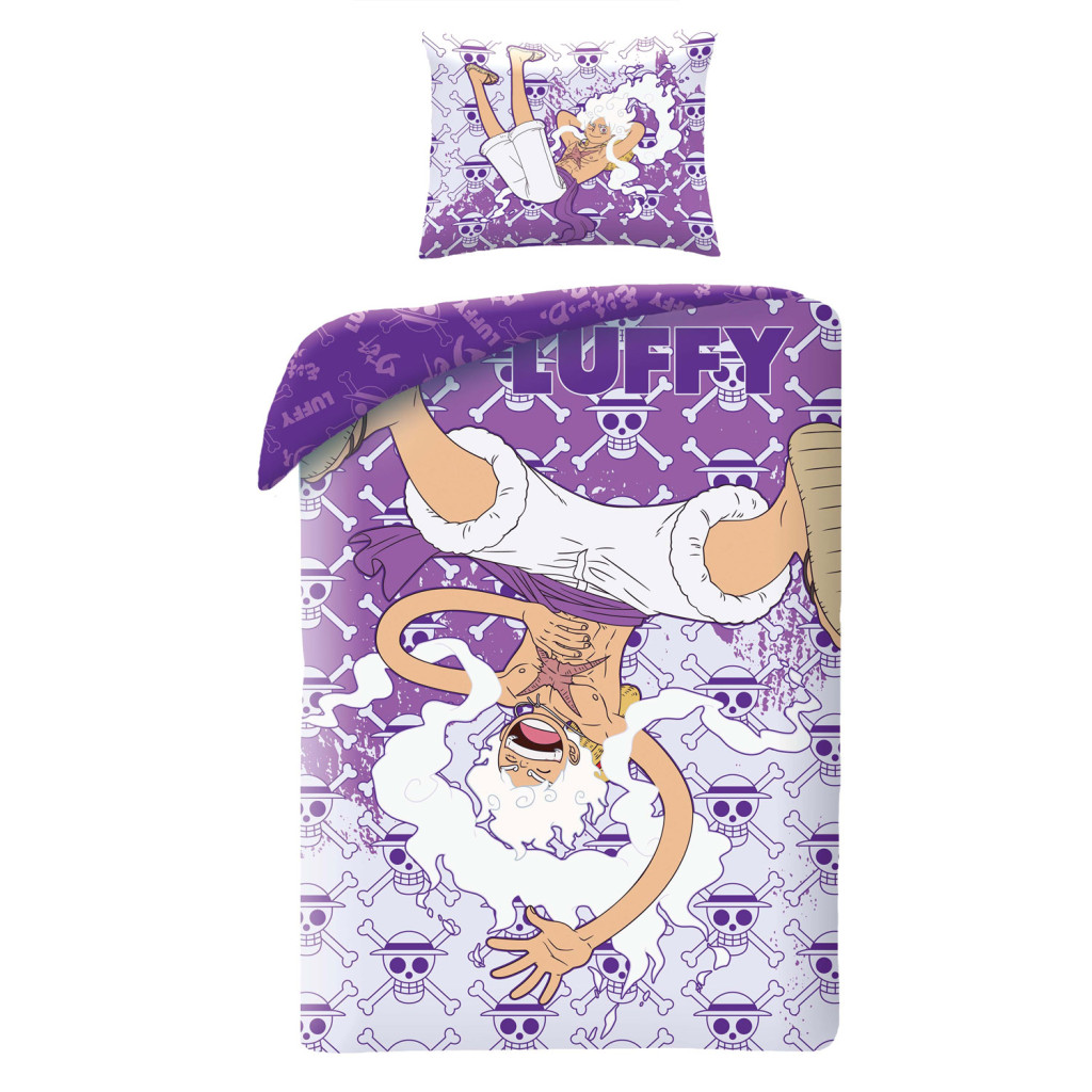 One Piece Cloud Power Σετ Παπλωματοθήκη 140x200 εκ. με Μαξιλαροθήκη 70x90 εκ. 100% microfibre