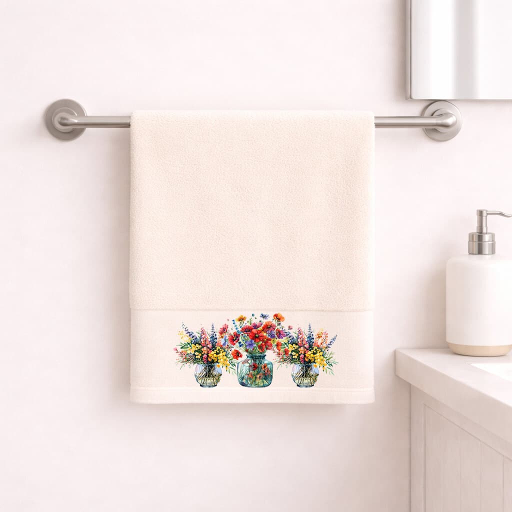 Πετσέτα Προσώπου 50×90 Blossom Ecru