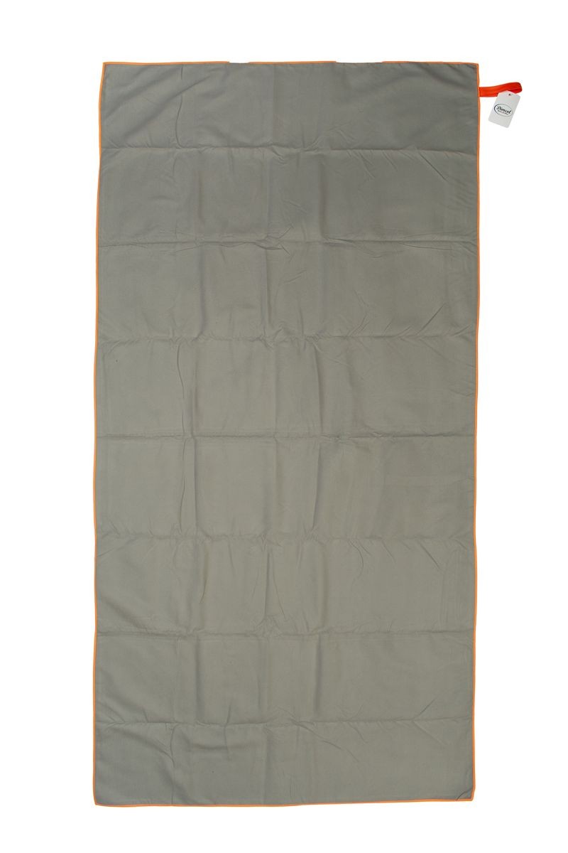 Πετσέτα Θαλάσσης Quick Dry 80x160 Grey-Orange 90/10 Polyester/Polyamide
