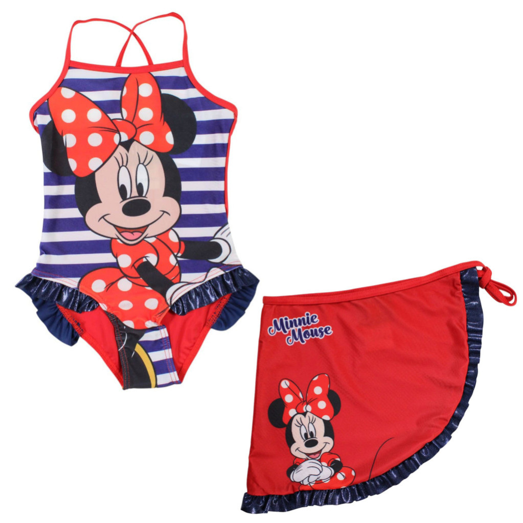 Disney Minnie Chic Παιδικό Σετ Μαγιό & Παρεό 5 - 6 ετών / 110 - 116 cm